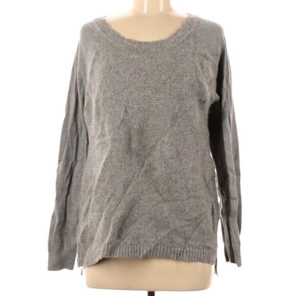 French Connection Sweater Wool Mohair Grey Crew Neck Long Sleeve‎ Women's Medium - Picture 1 of 11